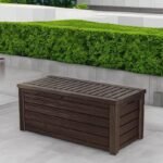 Westwood 150 Gal Deck Box – 2-Seat Resin Bench (Brown) - Image 5