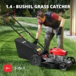 Gas Lawn Mower – 170 Cc Self-Propelled 3-in-1 21” Steel Deck - Image 5