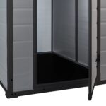 Klikstrom Senner 6×4 ft Pent Grey Shed with floor & 1 window - Image 3