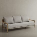 N1 Three Seater Sofa Light Teak - Image 4