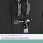 7X4 Westwood 150 Gal Resin Storage Box – Lockable Outdoor Bench - Image 3