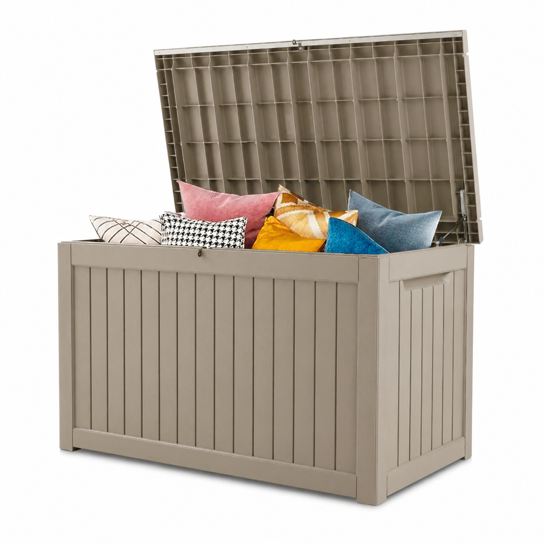 230 Gallon Deck Box Storage Outdoor Patio Chest Organizer Furniture Garden Bench 230 Gallon Deck Box Storage Outdoor Patio Chest Organizer Furniture Garden Bench - Image 1