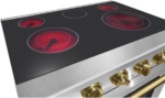 KOSTCH 30-Inch Stainless Steel/Bronze Electric Range – 5-Element Smooth Glass Cooktop, 4.55 Cu. Ft. True Convection Oven - Image 6