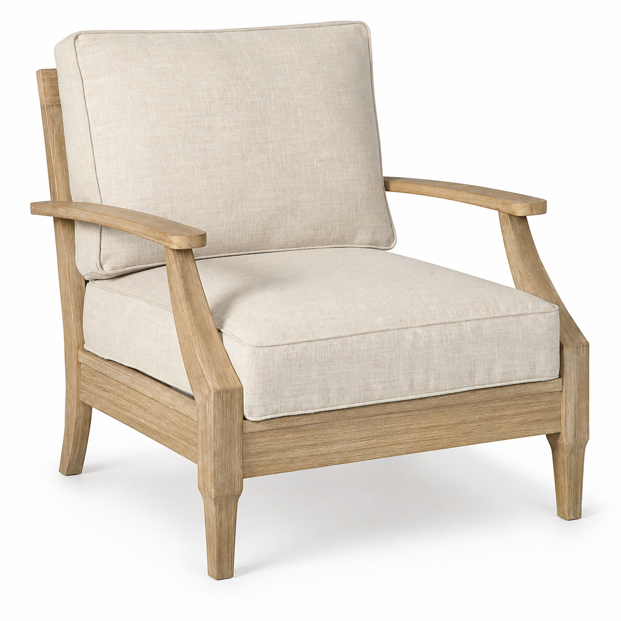 Signature Design by Ashley Clare View Outdoor Lounge Chair – Beige Signature Design by Ashley Clare View Outdoor Lounge Chair – Beige - Image 1