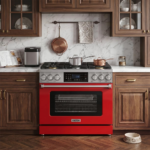 KOSTCH 36-Inch Professional Red Propane Gas Range – 6-Burner Cooktop, 6.2 Cu. Ft. True Convection Oven, Air Fry & Self-Clean - Image 7